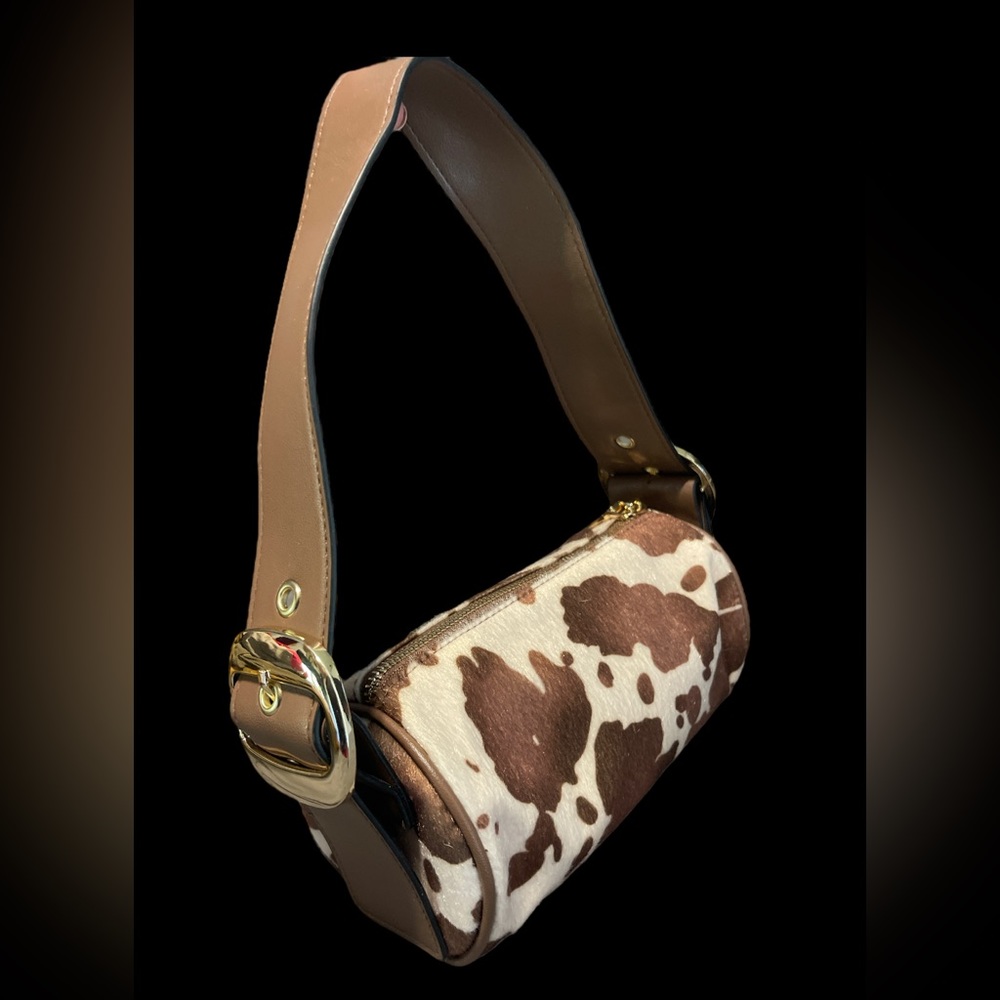 Faux cow Hyde handbag